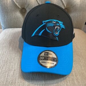 Carolina Panthers The League 9FORTY Baseball Hat Strapback New Era NFL Black S/M